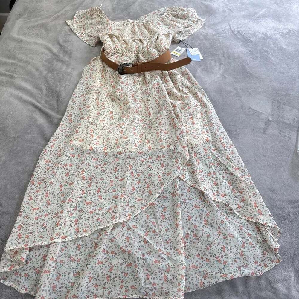 WallFlower Floral Midi Dress Size Medium 2-Piece Set